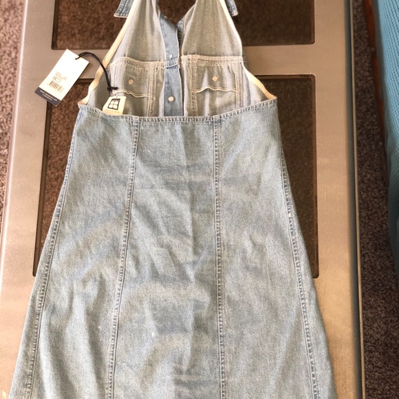 Insight - Amber Denim Halter Dress - Picture 3 of 5